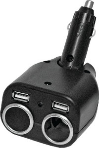 Prime Products - Outlet-dual 12v W-dual Usb - 17746