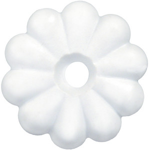 JR Products - Plastic Rosetteswhite - 20455