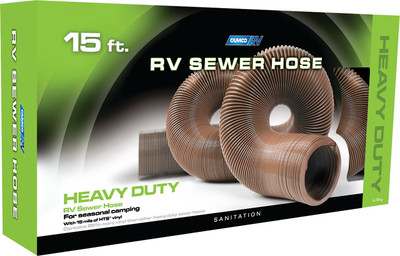 Camco - 15'heavy Duty Sewer Hose - 39661