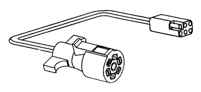 RV Pigtails - 7-6 Way 36  Pig Black-jayco - 40015