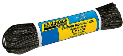Seachoice - Braid Rigg Line-blk-1/8 X 100' - 40511