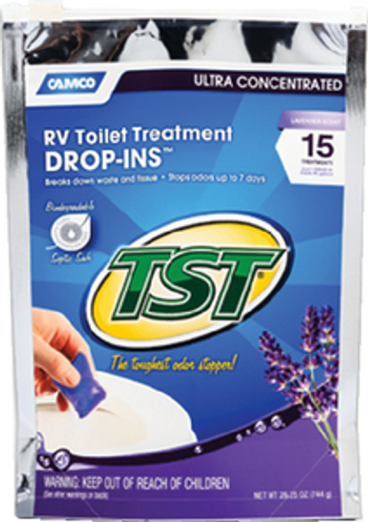 Camco - Tst Lav. Drop-ins 15/bag - 41559 Camco - Tst Lav. Drop-ins 15/bag - 41559