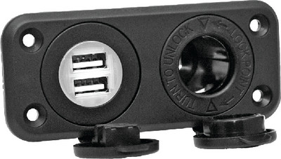 Prime Products - Receptacle 12v W-dual Usb - 44418