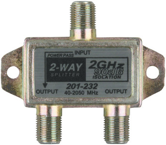 JR Products - 2-way 2 Ghz Hd/sat.line Split. - 47355