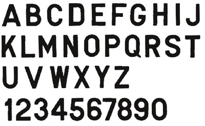 Seachoice - Gothic Letter-black U-10pack - 74331