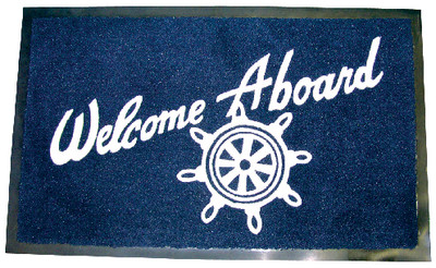Seachoice - Welcome Aboard Mat-navy - 78180