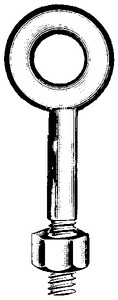 Chicago Hardware - Eye Bolt Galv 3/8 X 8 - 80545