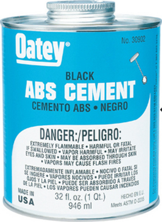 Bristol Products - 16oz Abs Cement Black - 7530892 Bristol Products - 16oz Abs Cement Black - 7530892