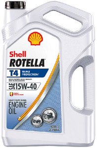 Shell Oil - Rotella T4 15w40 Ck-4 2.5 Gal - 550045127