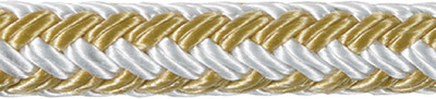 Samson - Nylon D/braid 3/8x600 Wht/gold - 468024000000