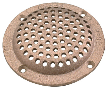 Perko - 3  Round Bronze Strainer - 0086DP2PLB