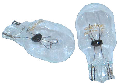 Perko - Bulbs 12v Wedge           2/cd - 0338DP1CLR