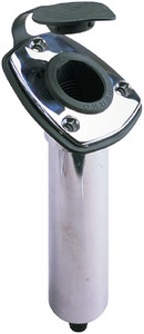 Perko - Flush Mnt Angled Rod Holder - 0448DP1CHR