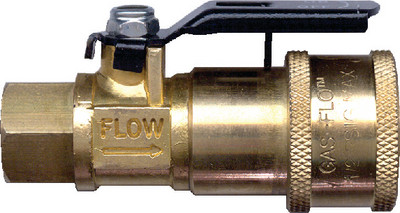 JR Products - Coupler With Shut-off - 07-30435