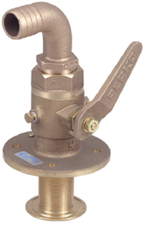 Perko - Seacock W/curved Tp 1 1/4in - 0834007PLB Perko - Seacock W/curved Tp 1 1/4in - 0834007PLB