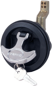 Perko - T  Handle Flush Lock-black - 1091DP1BLK