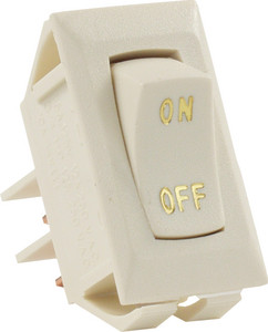 JR Products - Lbld 12v On/off Sw. Ivory Pk5 - 12611-5