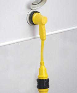 Parkpower by Marinco - 50amp Right Angle Rv Adapter - 1RPC50RV