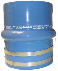 Trident hose - Single Hump Bellow 6in W/clamp - 272V6000SS