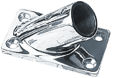 Sea-Dog Line - 7/8in-45deg Ss Rect. Rail Base - 281450-1