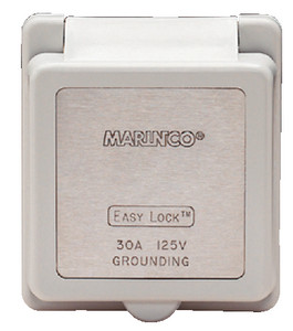 Marinco - Inlet Cap & Bezel Only - 301ELCB