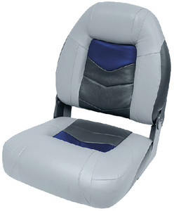 Wise Seating - Seat Pro-angler Grey Blu Char - 3304-1880