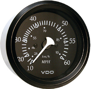 Seachoice - 60mph Speedometer Blk/blk - 50-15231