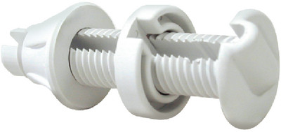 Seachoice - 1  Cable Thru-hull White - 50-17991