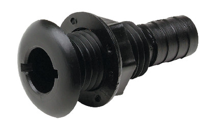 Seachoice - Thru-hull Conn-blk Plas-1 1/8 - 50-18171