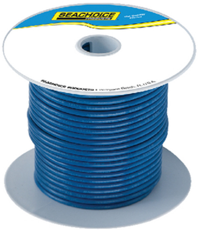 Seachoice - 16  Awg Dark Blue 100' - 50-63131 Seachoice - 16  Awg Dark Blue 100' - 50-63131