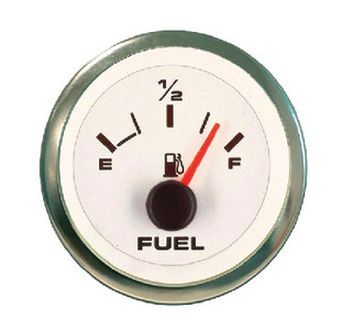 Sierra - Wht Premier Fuel Gauge - 62551P