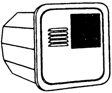 Suburban Mfg. - Door Polar White Flush Mount - 6255APW