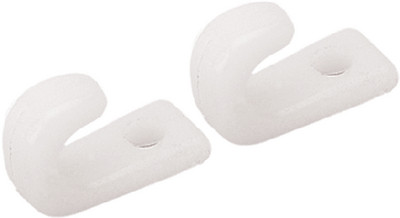 Sea-Dog Line - Lashing Hook 1-hole Wht 5pk - 671426-1