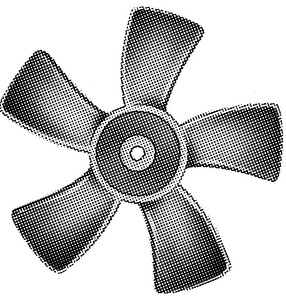 Ventline By Dexter - 6in Fan Blade 1/8in Hole Ccw - BVA0163-00