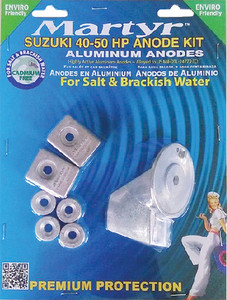 Martyr Anodes - Anode-suz 40-50 Hp Al - CMSZ4050KITA