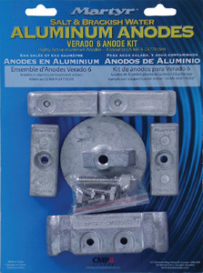 Martyr Anodes - Merc Verado 6 Cyl Anode Kit - CMVERADO6KITA