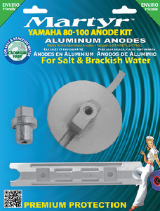 Martyr Anodes - Anode Yam 80-100hp Kit Al - CMY80100KITA