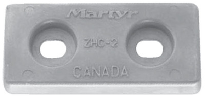 Martyr Anodes - 8x4x3/4 Hull Anode - CMZHC5AZ