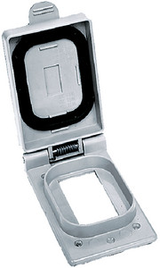 Hubbell - Weatherproof Lift Cover Gray - CWP26CR