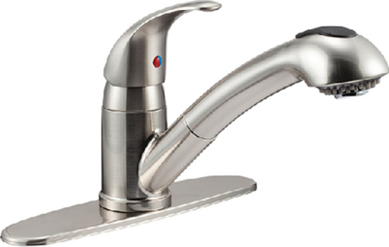 Dura Faucet - Kitchen Faucet Satin Nickel - DF-NMK852-SN Dura Faucet - Kitchen Faucet Satin Nickel - DF-NMK852-SN
