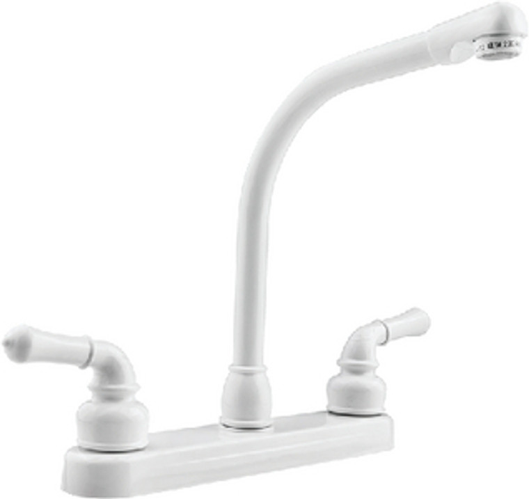 Dura Faucet - Kitchen Hi-rise White - DF-PK210C-WT Dura Faucet - Kitchen Hi-rise White - DF-PK210C-WT