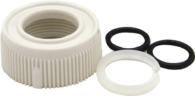 Dura Faucet - Faucet Spout Nut Rep Kit White - DF-RK510-WT
