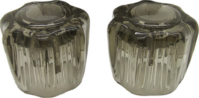 Dura Faucet - Smoked Acrylic Knobs Hot/cold - DF-RKS