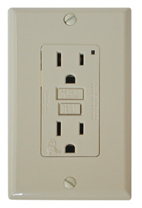 Diamond Group - Gfi Receptacle W/ Lt Ivory - DG15VVP