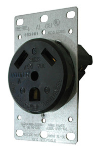 Diamond Group - Receptacle W/ Plate Round 30a - DG30VP