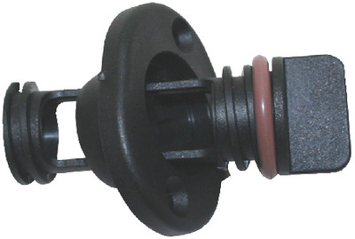 T-H Marine - Drain Plug-screw Type-1  Black - DP1DP