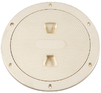 Beckson Marine - Deckplate 6in Neu Screw Nonski - DP64-N