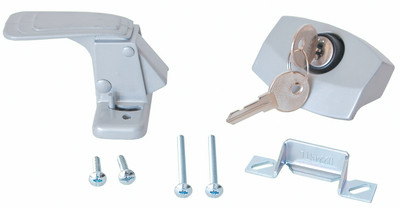RV Designer - Door Latch W/locklght.silver - E311