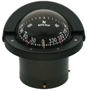 Ritchie Navigation - Compass Navigator Blk Flushmnt - FN203