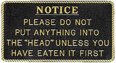 Bernard Engraving - Please Do Not Put Anything In - FP007